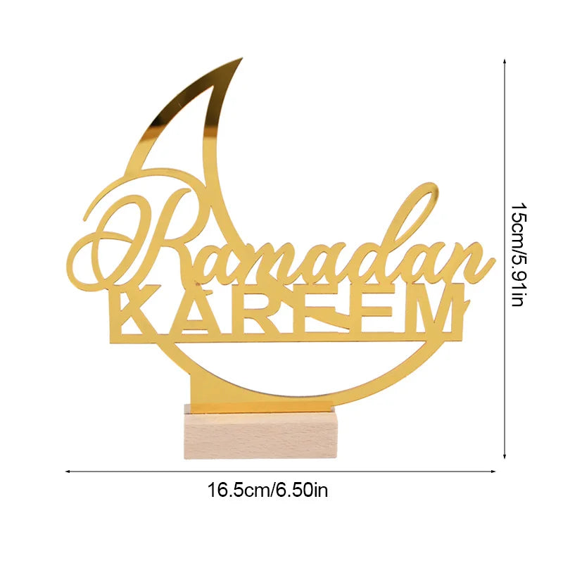 Ornement acrylique Ramadan Mubarak