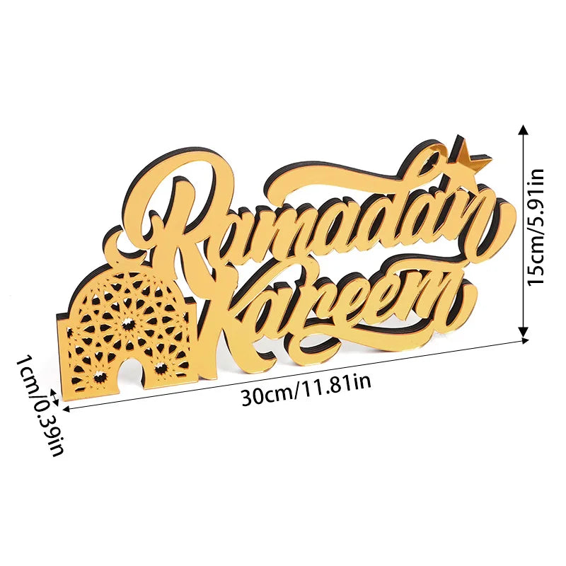 Ornement acrylique Ramadan Mubarak