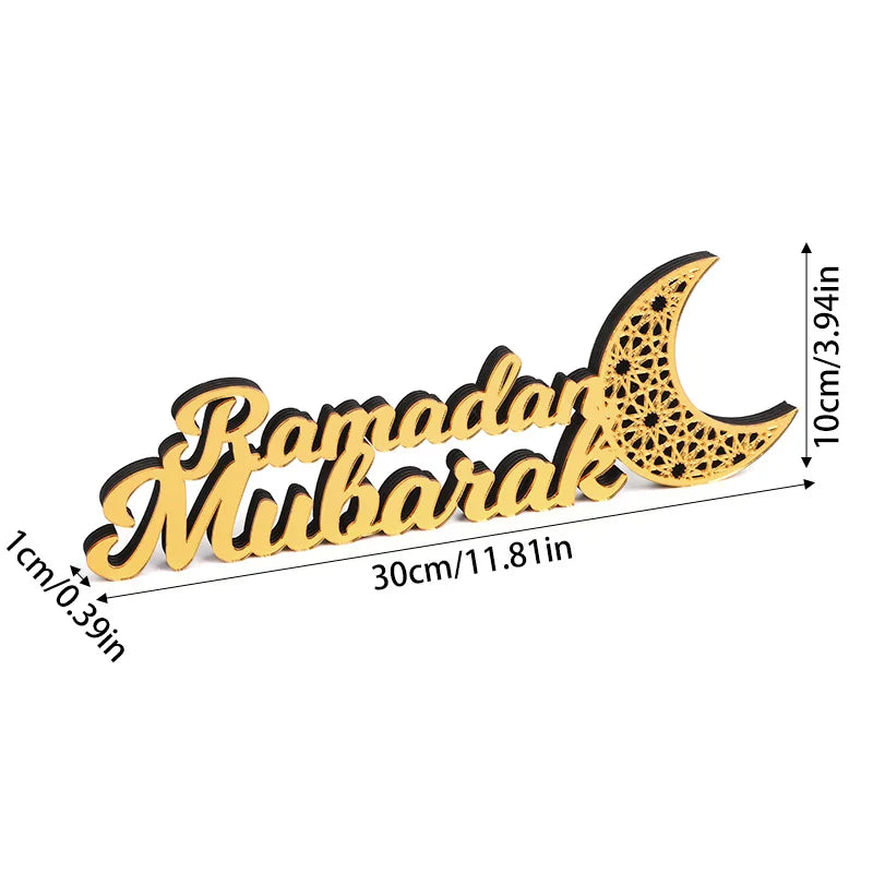 Ornement acrylique Ramadan Mubarak