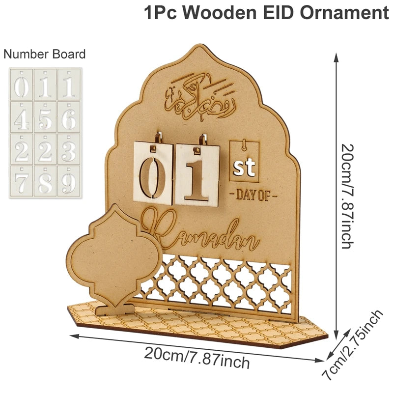Calendrier Ramadan en Acrylique