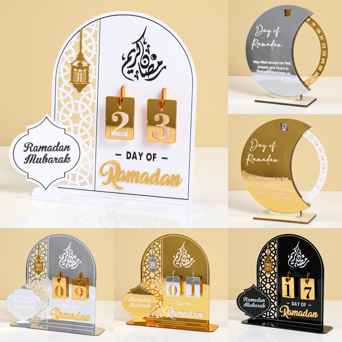 Calendrier Ramadan en Acrylique